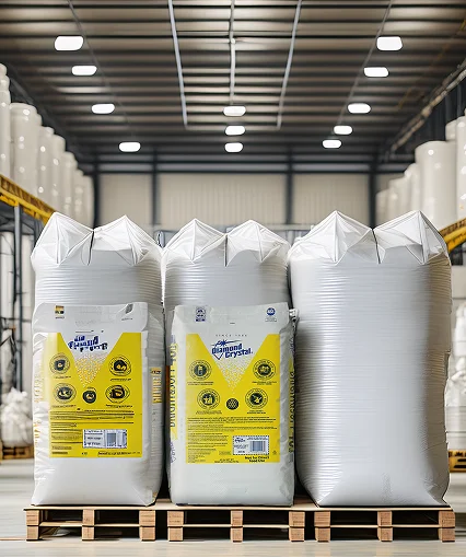 Bulk granules, resins and powder packaging