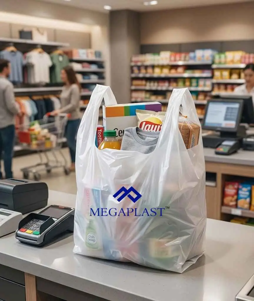 Megaplast T-shirt Bags for General Purpose Shopping